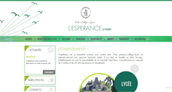 Desktop Screenshot of lesperance-vendee.com