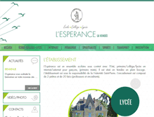 Tablet Screenshot of lesperance-vendee.com